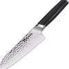 Coolhand Santoku G10 Handle - 7in Hammered 440C