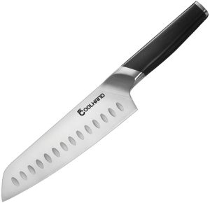 Coolhand Santoku G10 Black Handle Knife