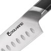 Coolhand Santoku G10 Black Handle Knife