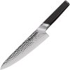 Coolhand Chef's Knife Ebony Hammered 440C