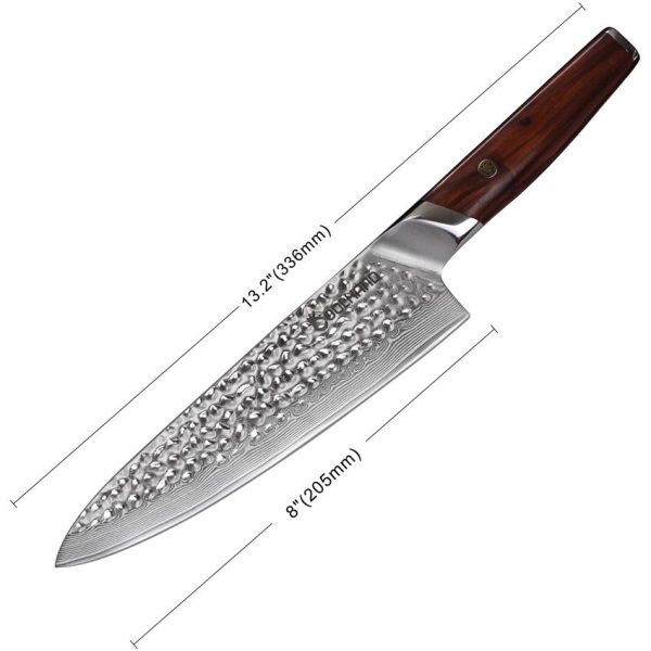 Coolhand Chef's Knife VG-10 Damascus Cocobolo