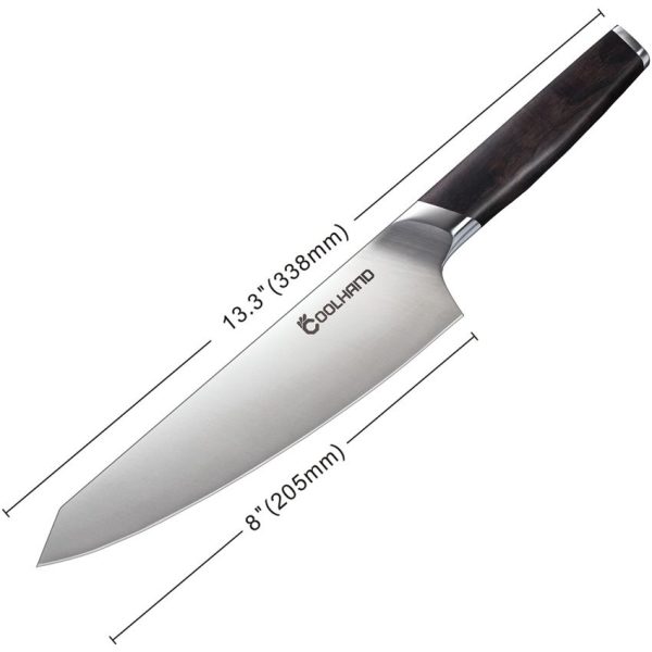 CLH7198GE_add_01.jpg Coolhand Chef's Knife Ebony Satin 1.4116