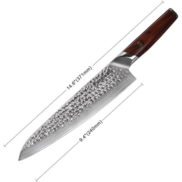 Coolhand Chef Knife VG-10 Damascus Cocobolo
