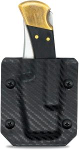 CLP110BLKCF.jpg Clip & Carry Buck 110/112 Sheath Carbon Fiber