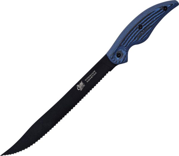 CM18129.jpg Camillus Cuda Professional Serrated Fixed Blade Knife 9" 40A Steel