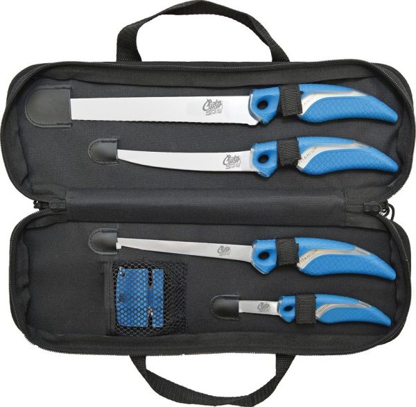 CM18133.jpg Camillus Cuda 6pc Fishing Knife Set German Stainless Steel