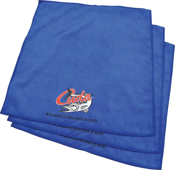 Camillus Cuda Microfiber Towel 3-Pack - Blue
