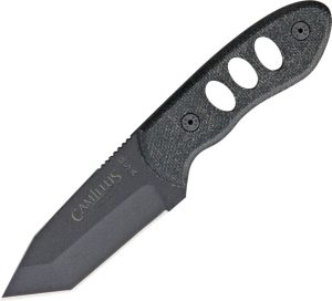 CM19088.jpg Camillus Choker Fixed Blade Knife 1095 Steel Black Micarta