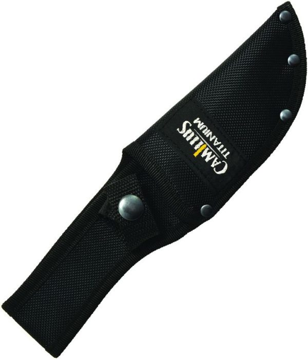 Camillus Roto Fixed Guthook Knife Tan Handle