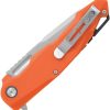 Camillus Regent Linerlock Folding Knife - Orange