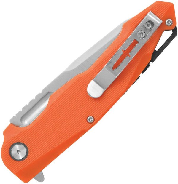 Camillus Regent Linerlock Folding Knife - Orange