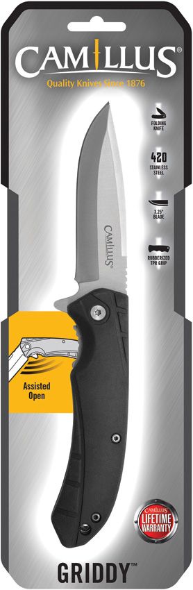 Camillus Griddy Assisted Linerlock - Black