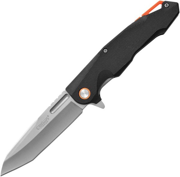 Camillus Regent Linerlock A/O - Black GFN Handle