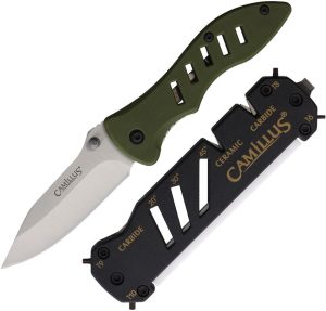 CM19386.jpg Camillus Field Linerlock with Sharpener Combo Kit