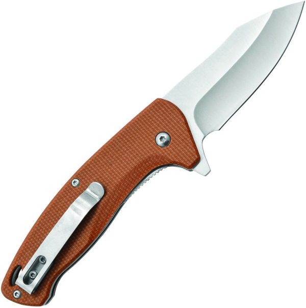 Camillus Arvo Linerlock Assisted Tan Micarta 3in