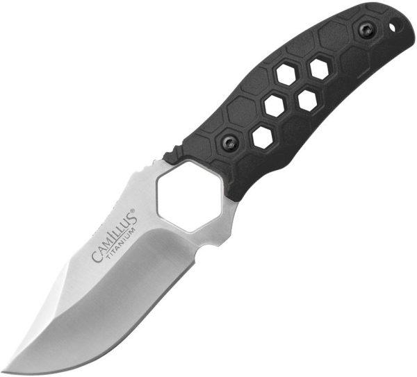 CM19489.jpg Camillus Comb Fixed Blade Stainless 3.5in Black GFN