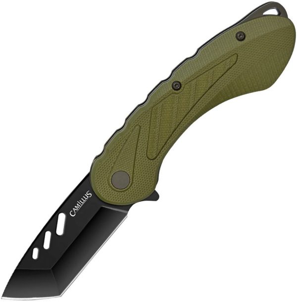CM19648.jpg Camillus Veracious Linerlock Folding Knife - Green