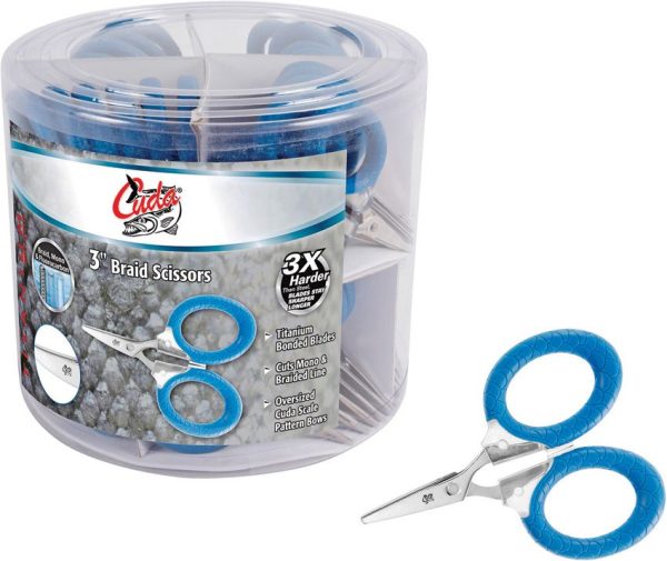 Camillus Cuda Bucket Braid Scissors - 50 Count