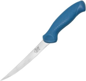 CM23049.jpg Camillus AquaTuff Curved Boning Knife - Blue Rubber
