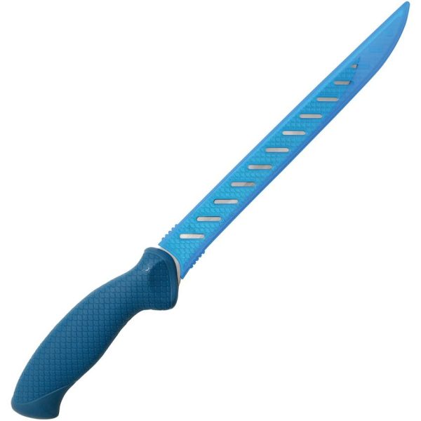 Camillus AquaTuff Fillet Knife - Blue Rubber