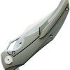 CMB Made Knives Prowler Framelock Gray 3.75" Folding Knife