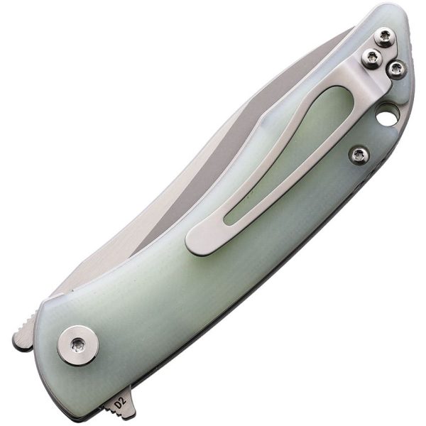 CMB Made Blaze Linerlock Jade G10 D2