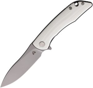 CMB Made Blaze Linerlock White G10 D2