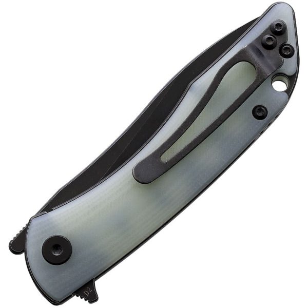 CMB Made Blaze Linerlock Jade G10 Black