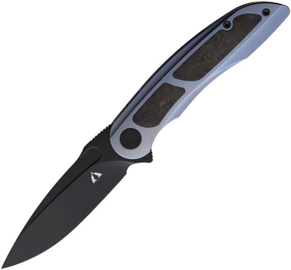 CMB Made Knight Framelock Blue Titanium M390