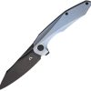 CMB Made Knives Dagon Framelock Blue Titanium