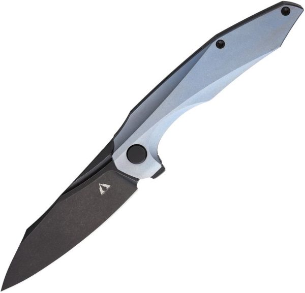 CMB Made Knives Dagon Framelock Blue Titanium