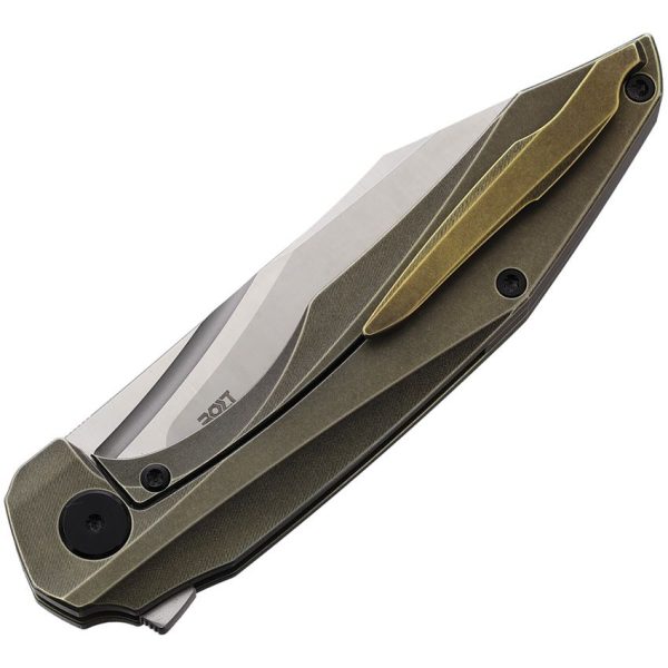 CMB Made Knives Dagon Framelock Bronze Titanium