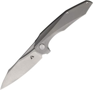 CMB Made Knives Dagon Framelock Gray Titanium