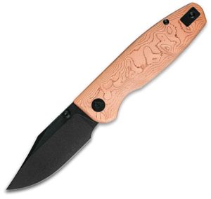 CMB Made Lucky Linerlock Copper Foil Folding Knife 14C28N