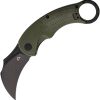 CMB Made Knives Falcon Linerlock Karambit OD Green