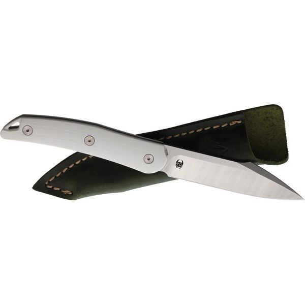 CMB Made Knives Kisame Fixed Blade White G10