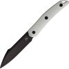 CMB Made Knives Kisame Fixed Blade White Stonewash