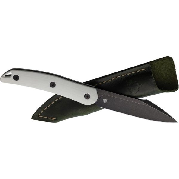 CMB Made Knives Kisame Fixed Blade White Stonewash