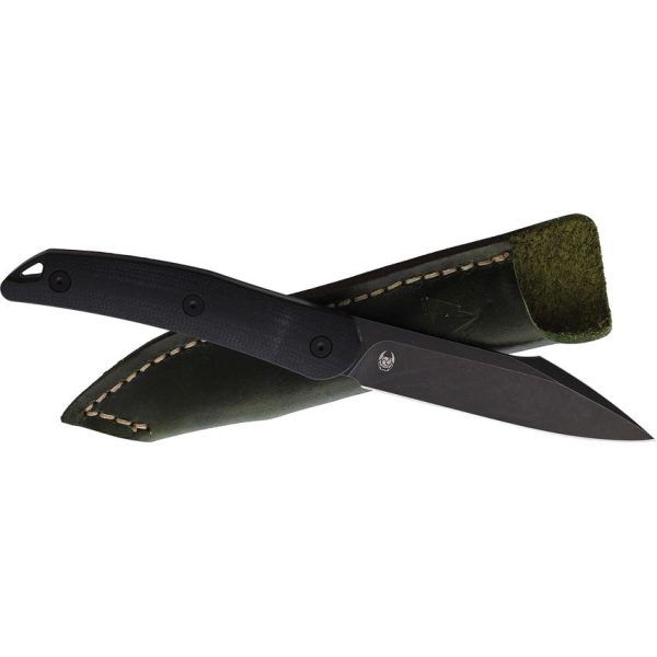 CMB Made Knives Kisame Fixed Blade Black Stonewash