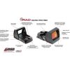 Crimson Trace CT-RAD Micro Pro Red Dot Sight 3 MOA Compact