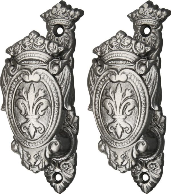 Pakistan Fleur de Lis Shield Wall Mount - Set of 2