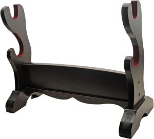 China Made Wood Sword Stand - Brown