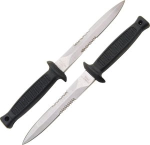 CN210233.jpg Rite Edge Double Defense Daggers - Black Rubber
