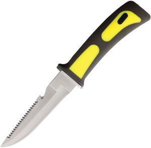 CN210424YW.jpg Rite Edge Diver's Knife Yellow - 420J2 Sawback Blade