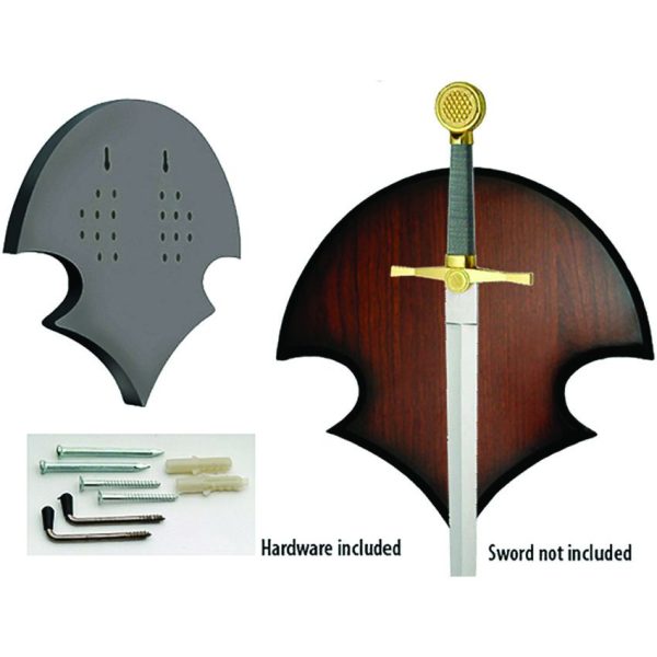 Displays Crest Universal Sword Plaque - Wood