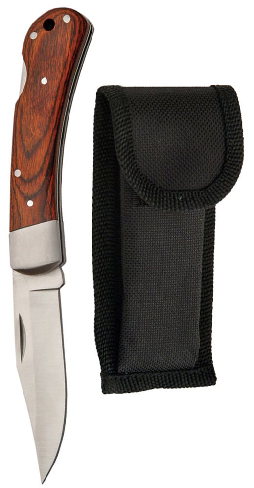 Rite Edge Lockback - Wood Handle Folding Knife