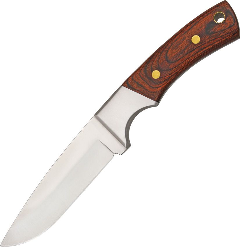 China Made Hunter Fixed Blade Knife 4.88" Stainless Blade w/ Sheath