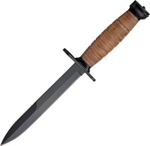 Rite Edge German Fighter Fixed Blade - Black Stainless