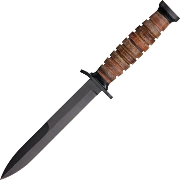 Rite Edge WWII M3 Trench Knife Fixed Blade 6.5" Black Dagger