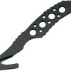 Rite Edge Belt Cutter Neck Knife - Black ABS Sheath